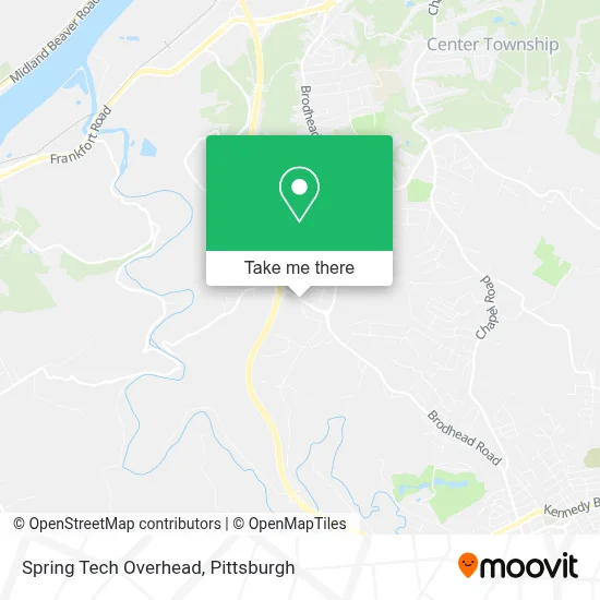 Spring Tech Overhead map