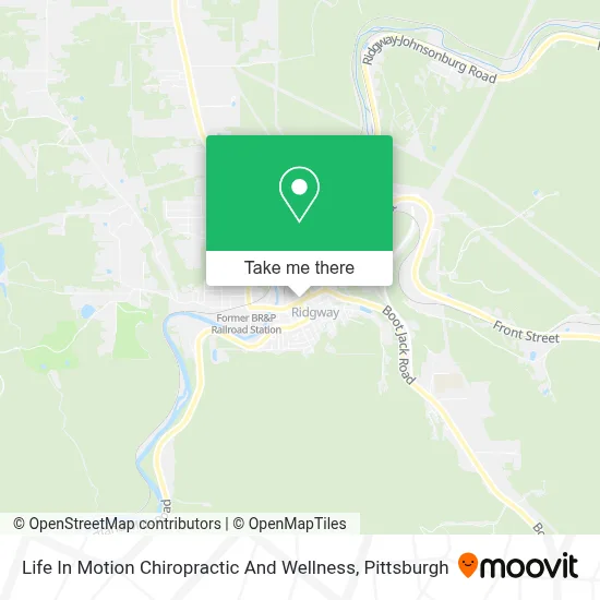 Life In Motion Chiropractic And Wellness map
