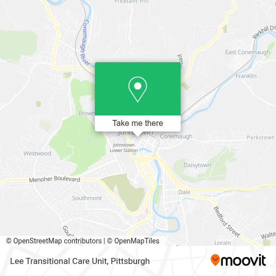 Lee Transitional Care Unit map
