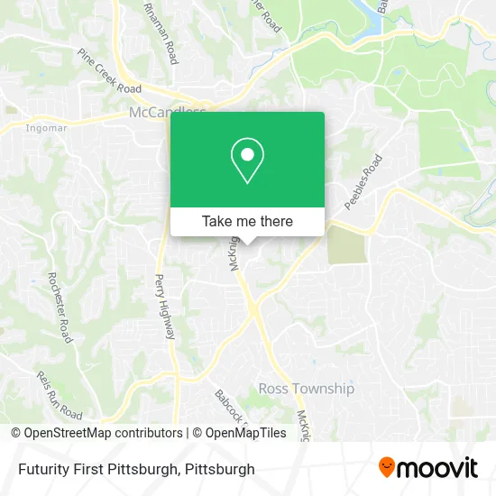 Futurity First Pittsburgh map