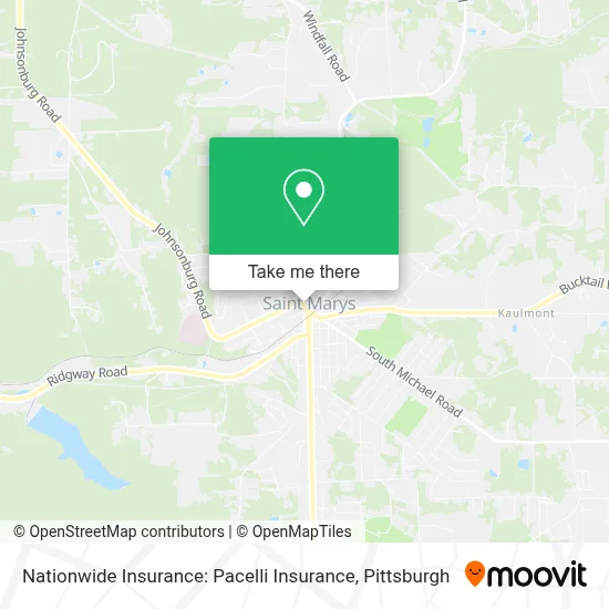 Nationwide Insurance: Pacelli Insurance map