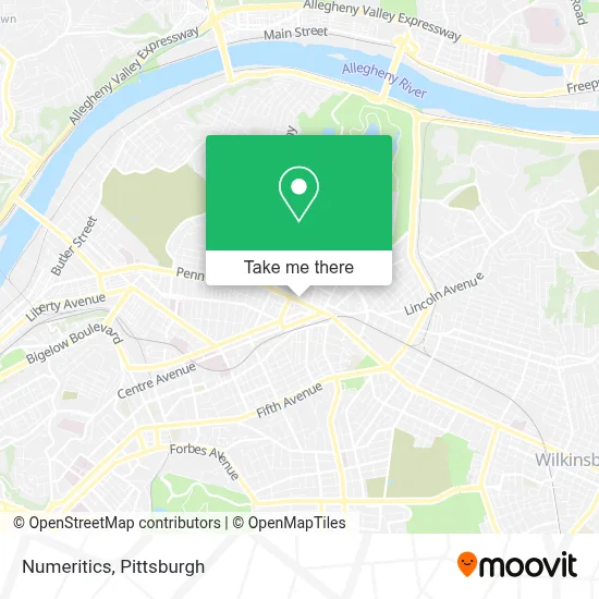 Numeritics map
