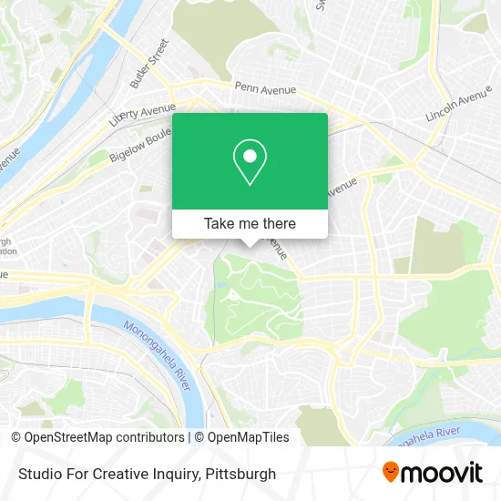 Studio For Creative Inquiry map
