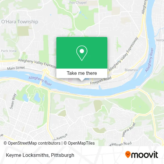 Keyme Locksmiths map