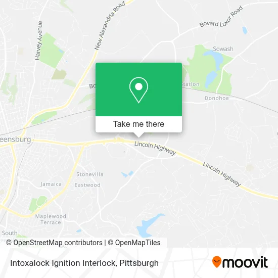 Intoxalock Ignition Interlock map