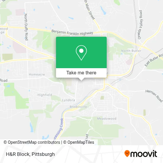 H&R Block map