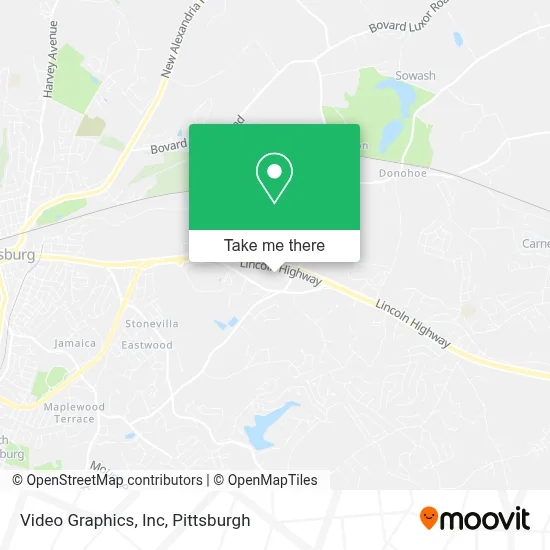 Video Graphics, Inc map