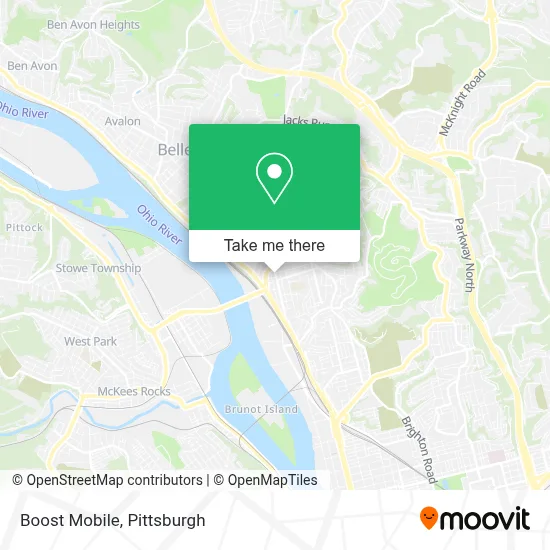 Boost Mobile map