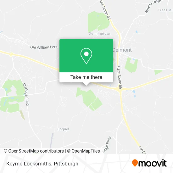 Keyme Locksmiths map