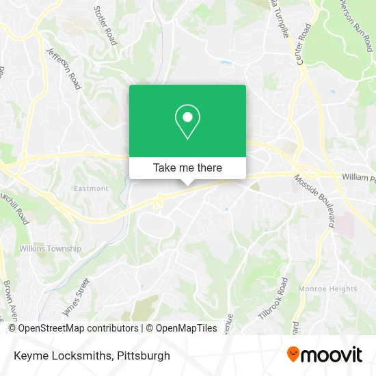 Keyme Locksmiths map