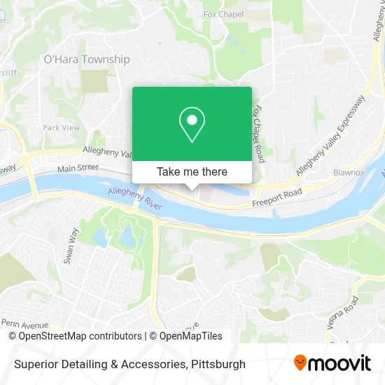 Superior Detailing & Accessories map