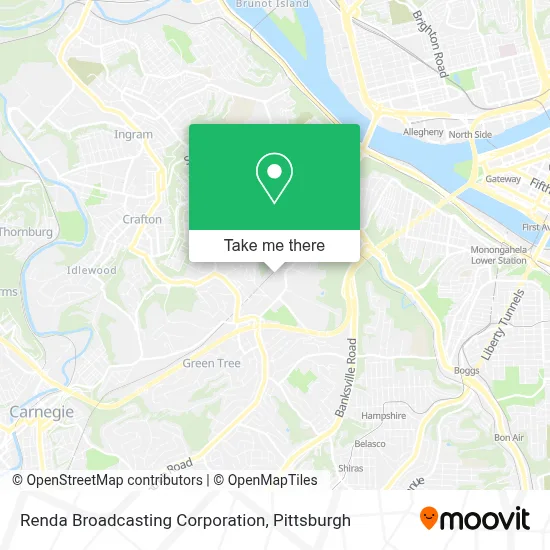 Renda Broadcasting Corporation map
