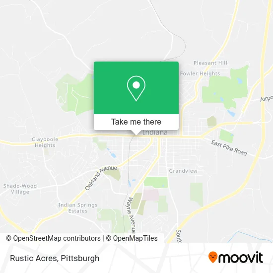 Rustic Acres map