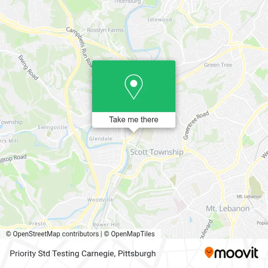 Priority Std Testing Carnegie map