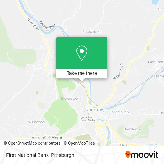 First National Bank map