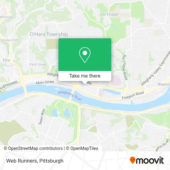 Web Runners map