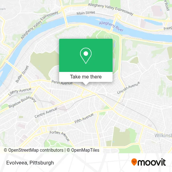 Evolveea map