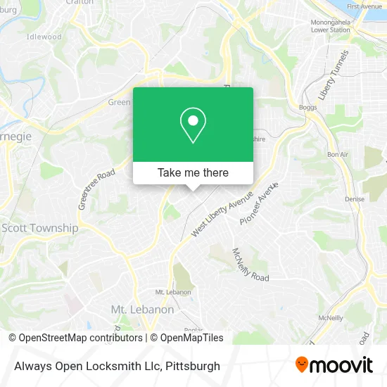 Always Open Locksmith Llc map