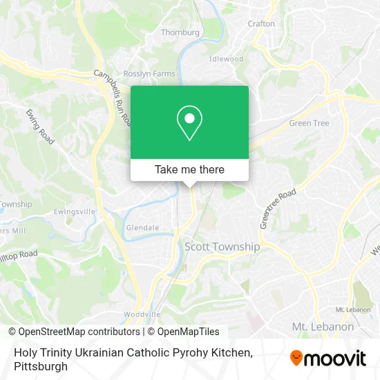 Holy Trinity Ukrainian Catholic Pyrohy Kitchen map