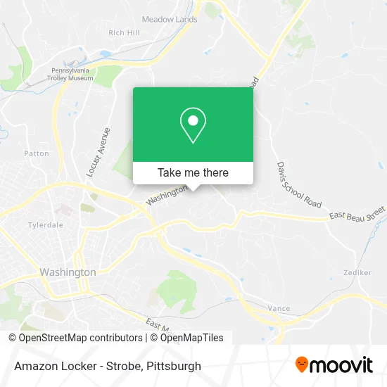 Amazon Locker - Strobe map