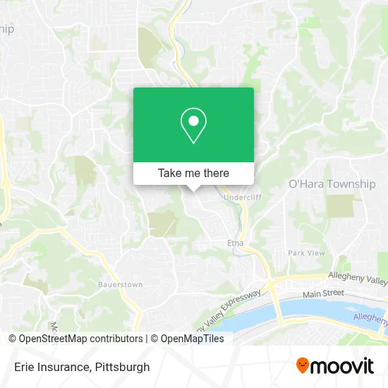 Erie Insurance map