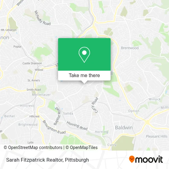 Sarah Fitzpatrick Realtor map
