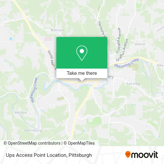 Ups Access Point Location map