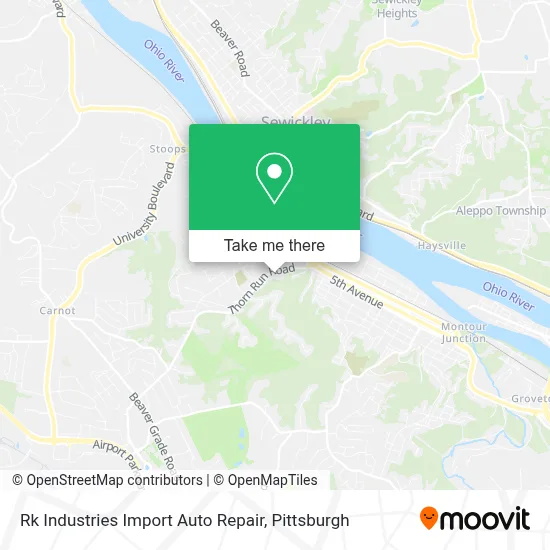 Rk Industries Import Auto Repair map