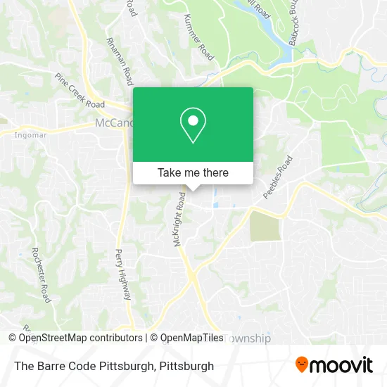 The Barre Code Pittsburgh map