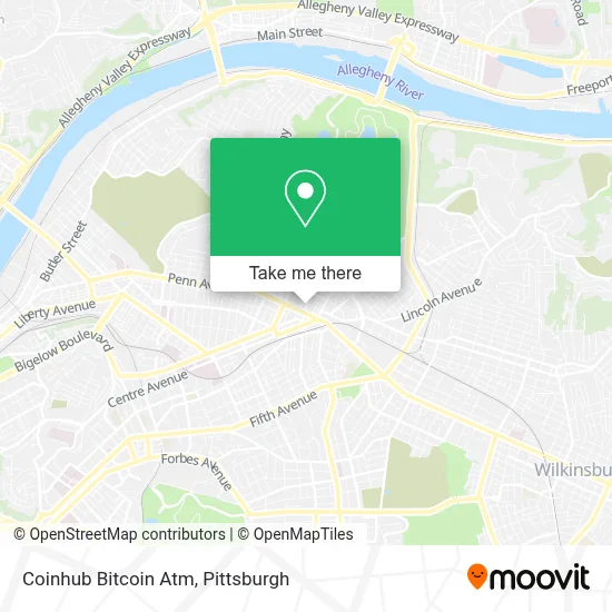 Coinhub Bitcoin Atm map