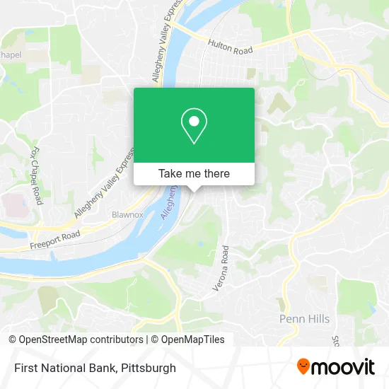 First National Bank map
