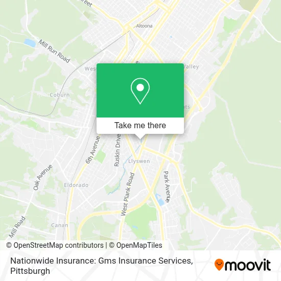 Nationwide Insurance: Gms Insurance Services map