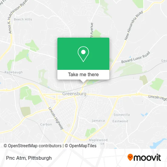 Pnc Atm map