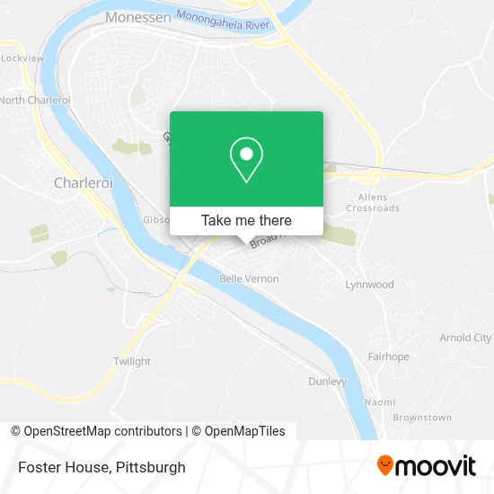 Foster House map