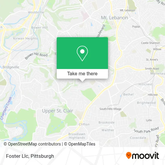 Foster Llc map
