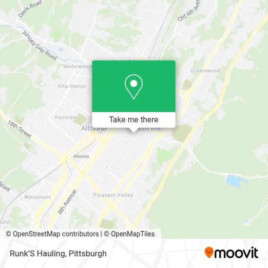 Runk’S Hauling map