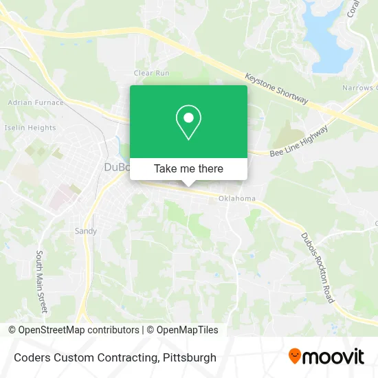 Coders Custom Contracting map