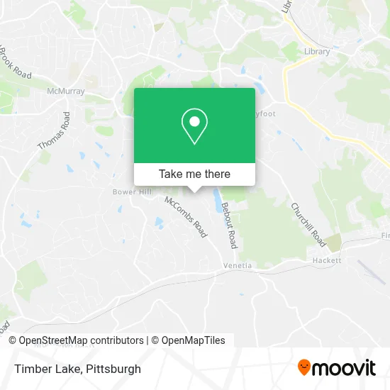 Timber Lake map