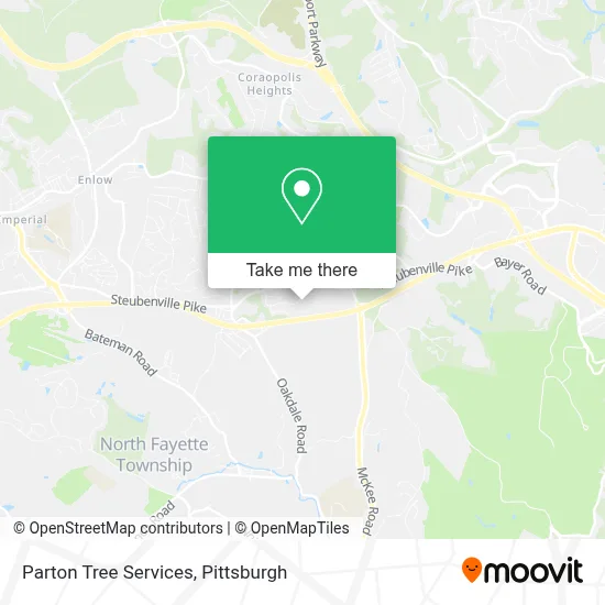 Parton Tree Services map