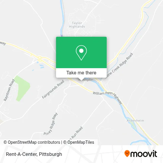 Rent-A-Center map