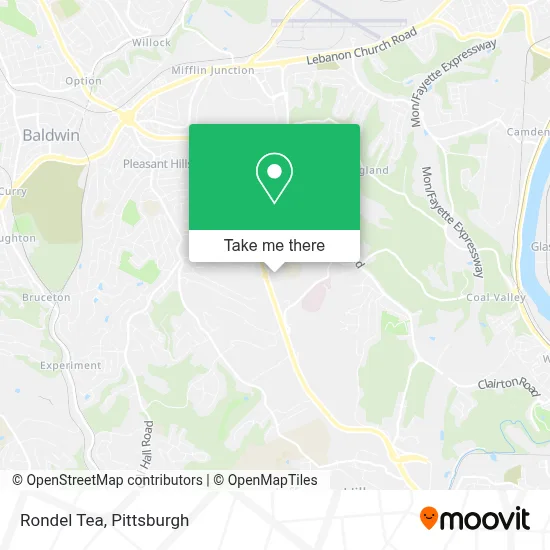 Rondel Tea map