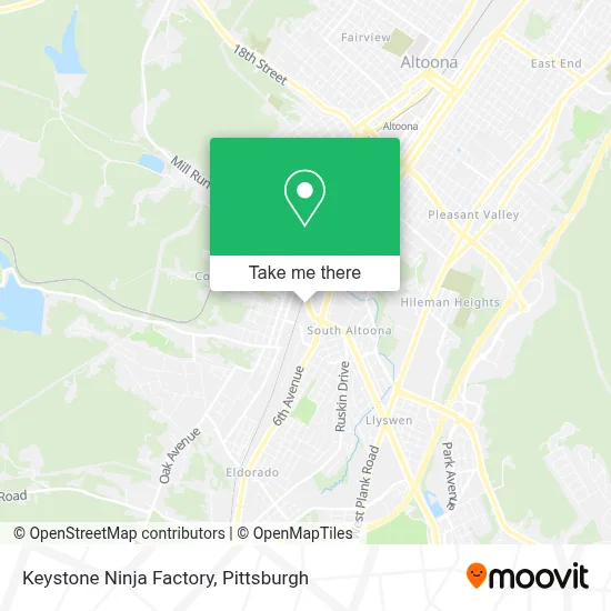 Keystone Ninja Factory map