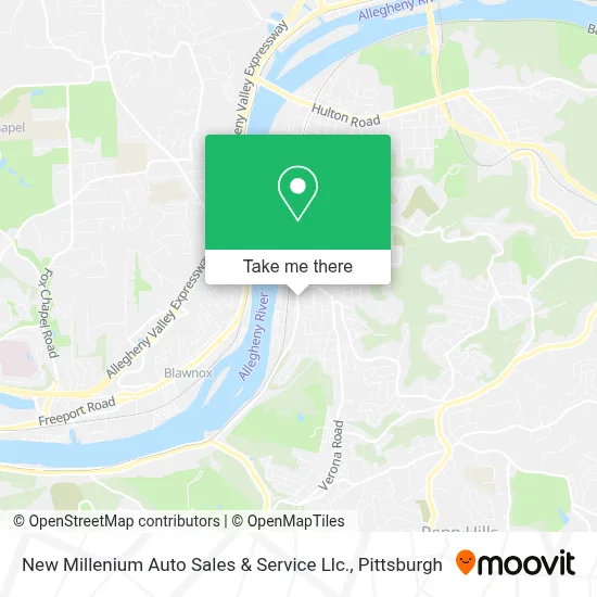 New Millenium Auto Sales & Service Llc. map