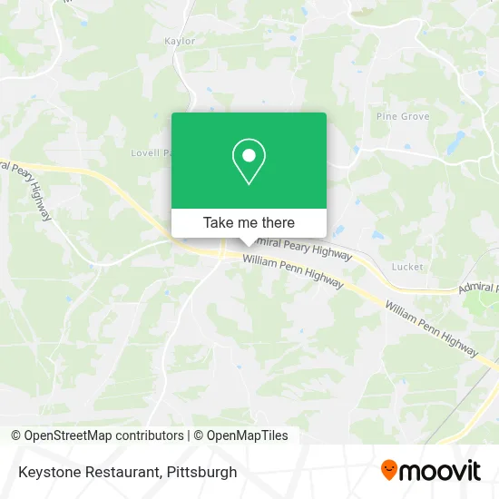 Keystone Restaurant map