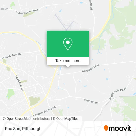 Pac Sun map