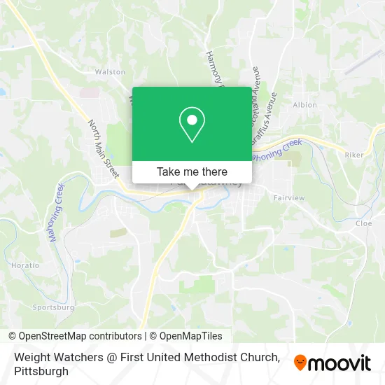 Weight Watchers @ First United Methodist Church map
