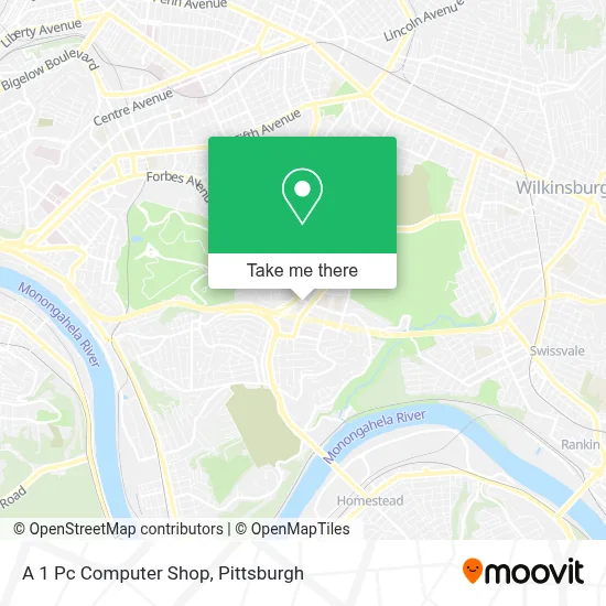 A 1 Pc Computer Shop map