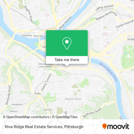 Riva Ridge Real Estate Services map