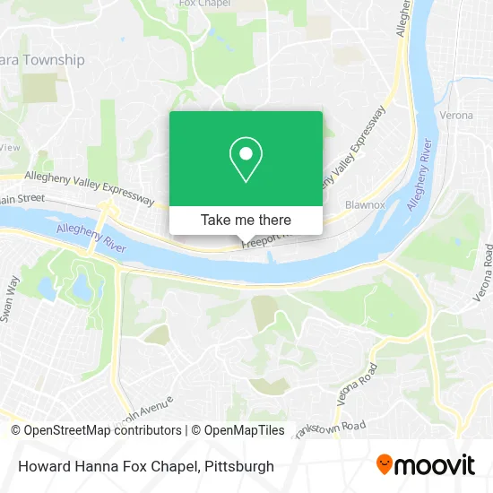 Howard Hanna Fox Chapel map