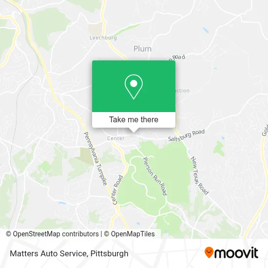 Matters Auto Service map